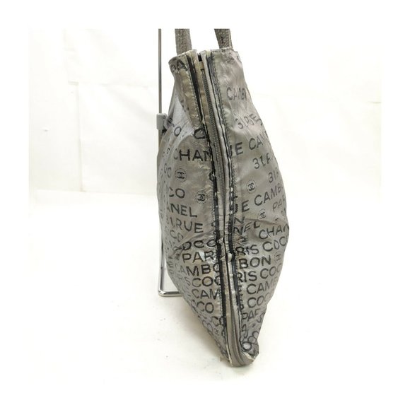 Chanel Tote Bag Metalic Nylon - Picture 3 of 10